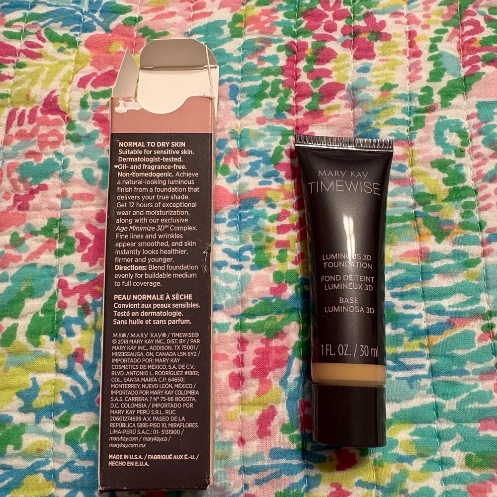 Mary Kay TimeWise Luminous 3D Foundation — Beige W 160